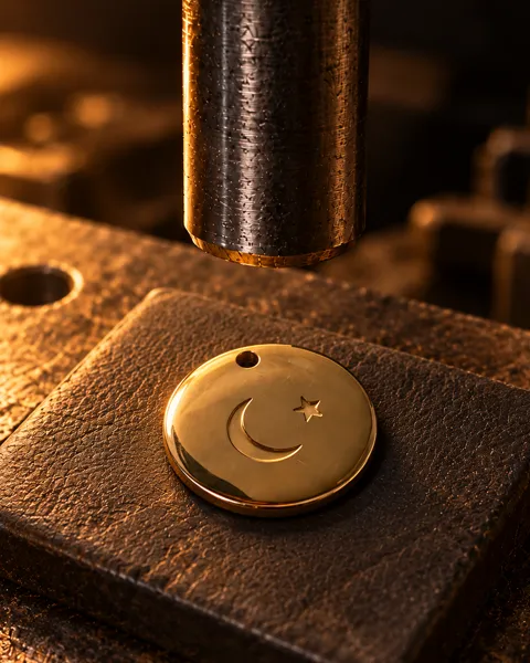 Idea C, one last mark: the pendant on the jeweller's bench
